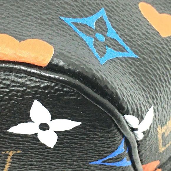 Louis Vuitton Neverfull MM Game On Tote Bag Black - Picture 7 of 13